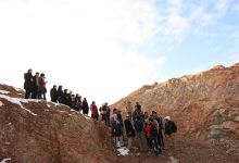 گزارش تصویری از کارگاه آموزشی متالوژنی(فلزایی) ایران - نمایشگاه سنگ های زینتی و بازدید از معادن سنگ در معلمان
